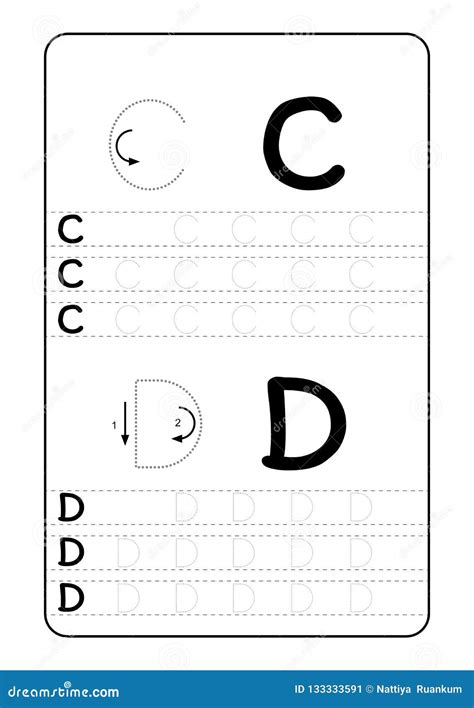 Abc Alphabet Letters Tracing Worksheet With Alphabet Letters Basic