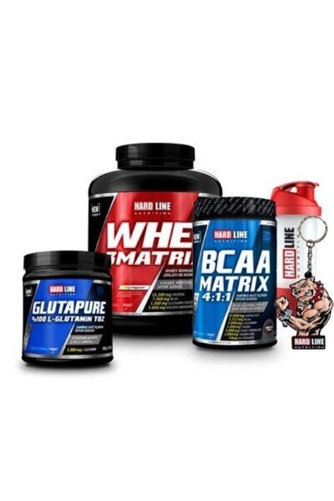 Hardline Whey Matrix Gr Ikolata Bcaa Matrix Glutapure Gr