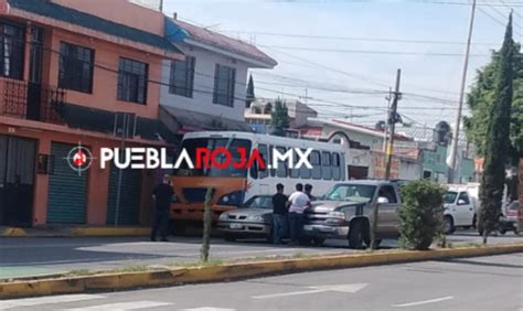 Puebla Roja On Twitter CUIDADO Por Percance Vial Entre Tres