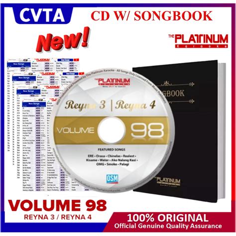 Platinum Reyna 3 Songbook Songlist CD Vol 98 Shopee Philippines