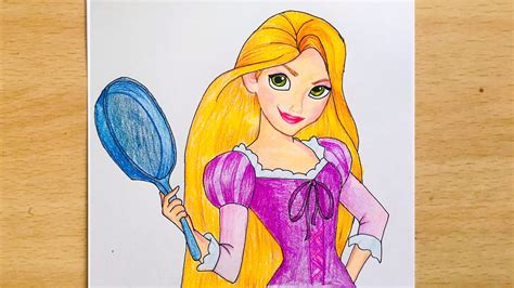 How To Draw Rapunzel With Pencil Rapunzel Drawing Easy Porn Sex Picture