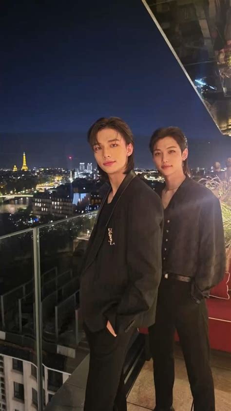 Hyunjin X Felix In Paris With LIBRE Hyunjin And In Felix Stray