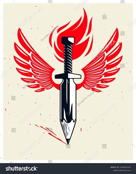 angel flaming sword images stock   objects vectors
