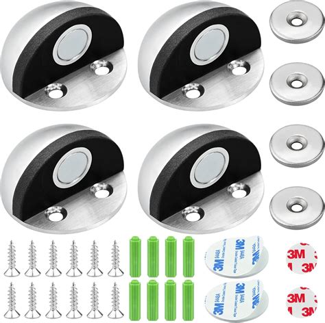 Türstopper Boden Selbstklebender 4er Set Edelstahl Türstopper