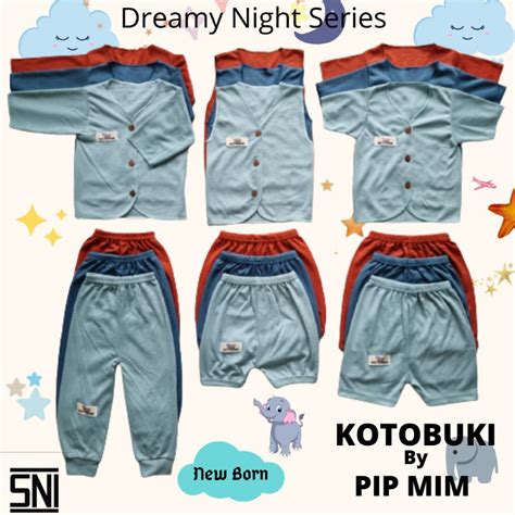 Jual Pip Mim Baby Pcs Setel Baju Celana Bayi Polos Dreamy