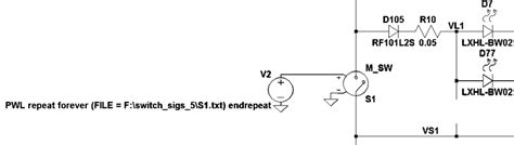 Example Of A Single Voltage Controlled Switch Reading From A Control