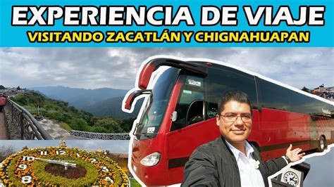 Viajando En Autob S A Zacatl N Y Chignahuapan Puebla Youtube