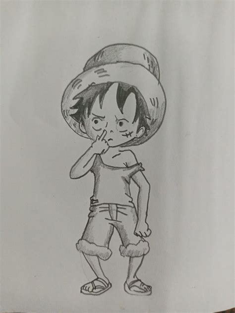 Kid Luffy | Sketches, Drawings, Anime drawings