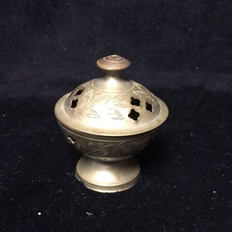 Accents Vintage Brass Incense Burner Poshmark