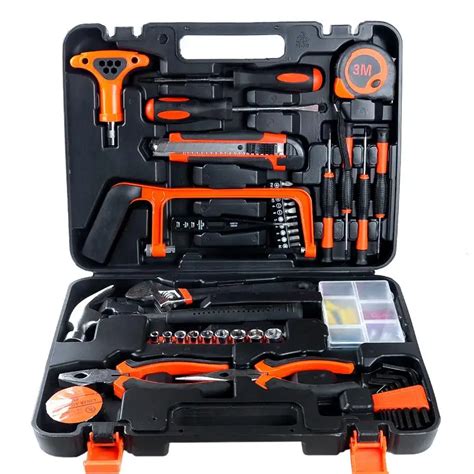 82pcs Home Hardware Kit Combination Tool Set Hardware Toolbox