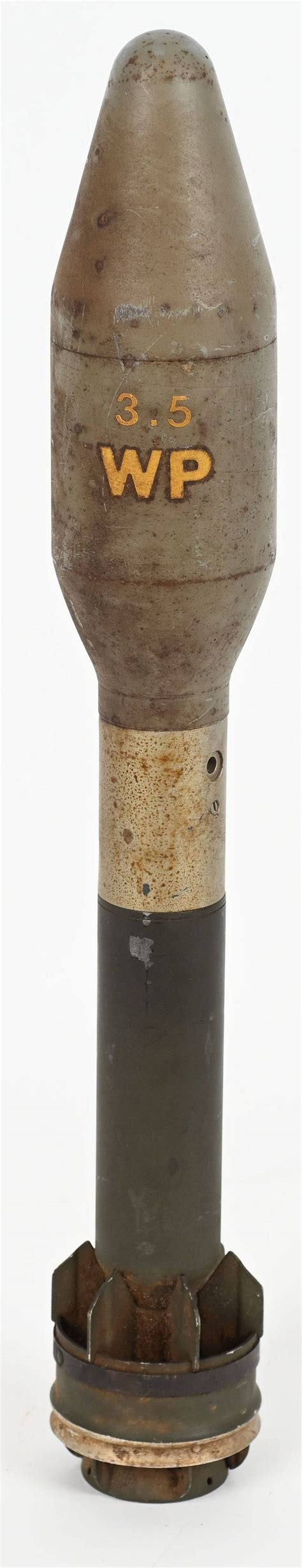 Inert 81 Mm Mortor Round Wp Marked Auction