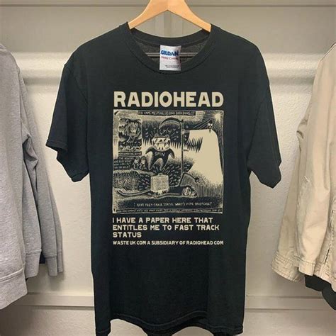 Radiohead Tshirt Radiohead Vintage Style T Shirt In 2024 Vintage