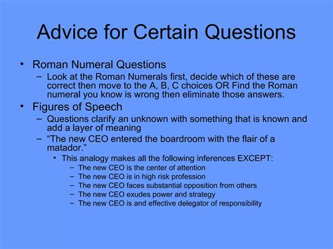 Ap Language Multiple Choice Test Strategy Ppt
