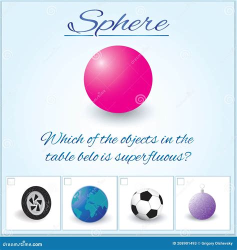 Sphere. Image of Volumetric Geometrical Figure with Examples of Such ...