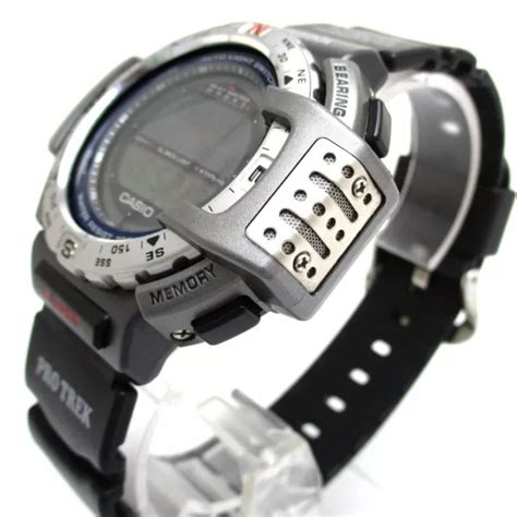 Orologio Casio Protrek Prt Fgj Attrezzatura Da Pesca Bussola Da Uomo