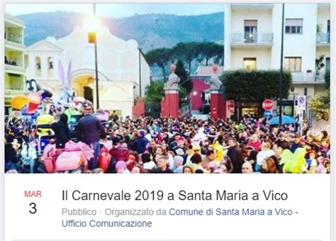 S Maria A Vico Tutto Pronto Per Festeggiare Il Carnevale Segnatevi