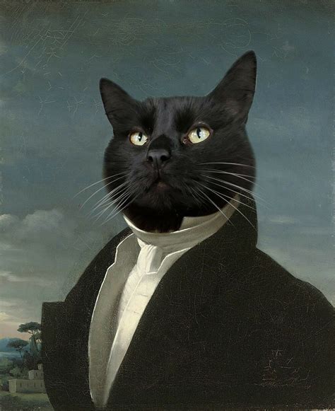 Artist Turns Pictures Of Cats Into Classical Paintings Pics Artofit