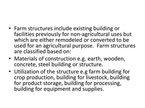 Ppt Farm Building And Structures Farm Tools And Farm Machinery