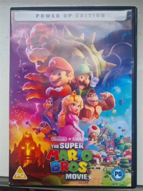 The Super Mario Bros Movie Power Up Edition Pg Dvd Picclick Uk