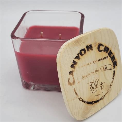 New Canyon Creek Candle Company Oz Cube Jar Peppermint Mocha Scented