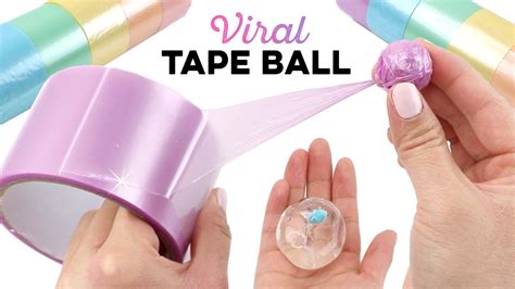 How To Make Viral Tape Balls Asmr Diy Nanotape Youtube