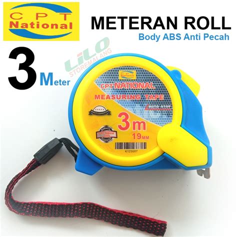 Jual Rol Meter Meteran Measuring Tape Tukang Bangunan M Meter L