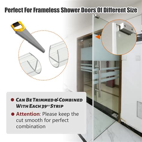 Buy Shower Door Seal Pack X Inch Glass Shower Door Sweep For