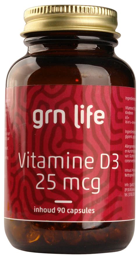 Grn Life Vitamine D Mcg Kopen Helios Holland Webshop