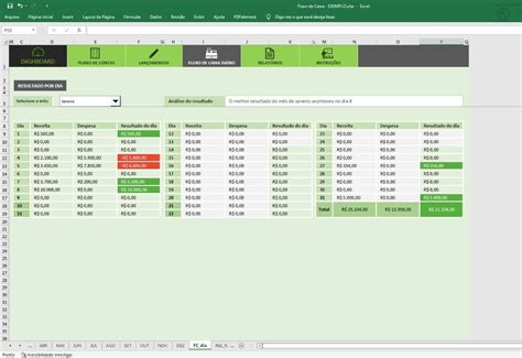 Planilha Fluxo De Caixa Excel Completa Planilhas De Brinde Ilustrei