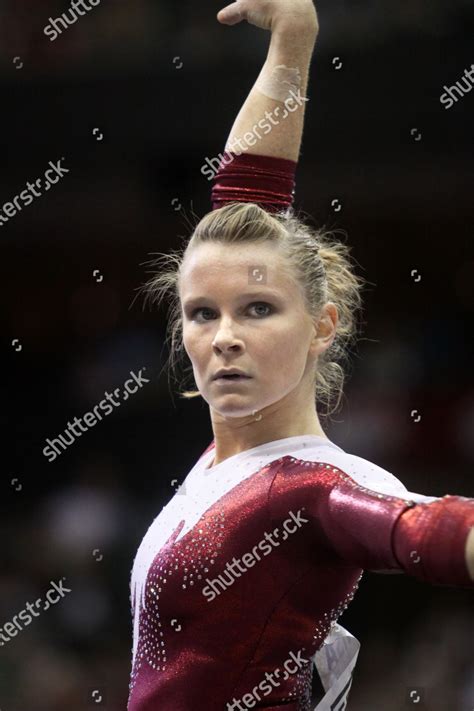 Bridget Sloan Completes During Her Floor Editorial Stock Photo Stock