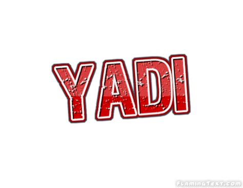 Yadi Logo | Free Name Design Tool from Flaming Text