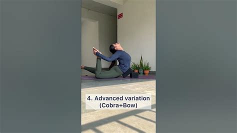 Cobra Pose/Bhujangasana variations 🐍 From Basic to Advanced….. #yoga # ...