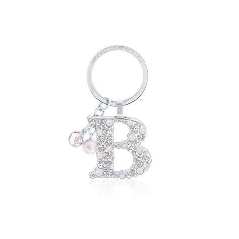 Pearl And Diamond Keyring B Allens