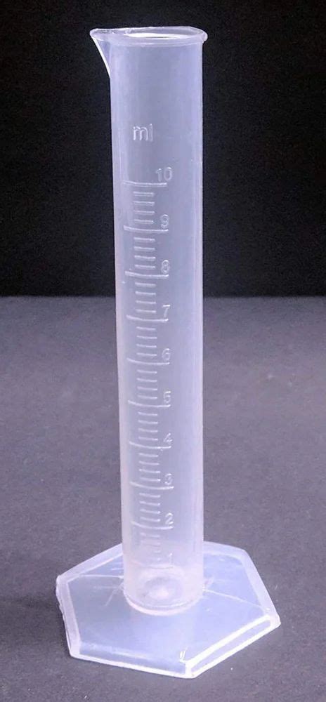 Labifie Polypropylene Measuring Cylinder For Chemical Laboratory 10ml