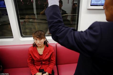 Pyongyangs Metro Station For North Korean Congress Photographed Daily Mail Online