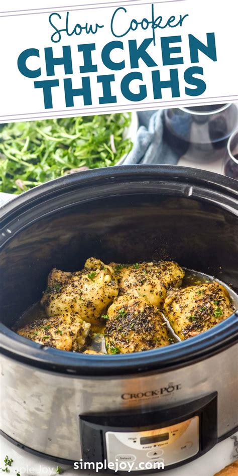 Crock Pot Chicken Thighs Simple Joy