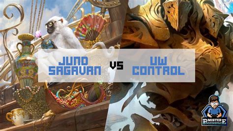 Uw Control Vs Jund Sagavan Magic The Gathering Mtg Modern Gameplay