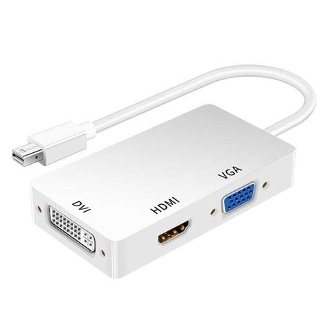 Переходник 3в1 mini DisplayPort в HDMI, VGA, DVI: 170 грн ...