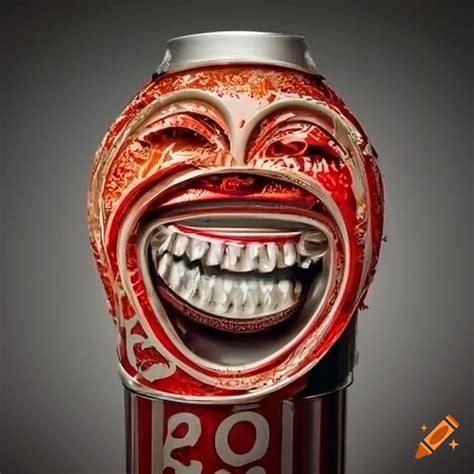 Smile Made Out Of Soda Cans On Craiyon