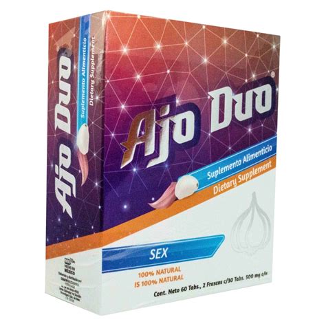 Ajo Duo Sex Botánica Laya Productos Naturistas