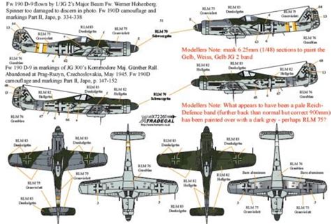 Xtradecal Item No X Focke Wulf Fw Stab Pt Decal Review By