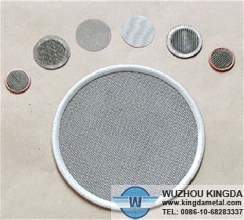 stainless steel woven wire mesh filter disc,stainless steel woven wire ...