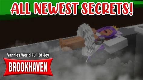 ALL NEWEST SECRETS IN BROOKHAVEN RP ROBLOX BROOKHAVEN RP