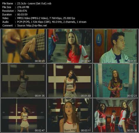 Jojo Leave Get Out Download Music Video Clip From Vob Collection