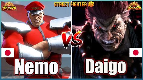 Street Fighter Nemo M Bison Vs Daigo Akuma Best Room Match