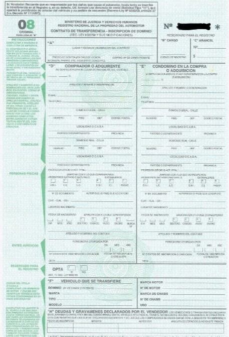 Descargar El Formulario Para Presentar En Dnrpa