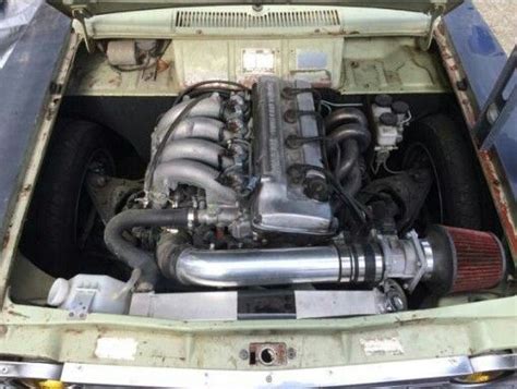 70 Datsun Under The Hood Ka24de Nissan 240sx Eng Nissan 240sx