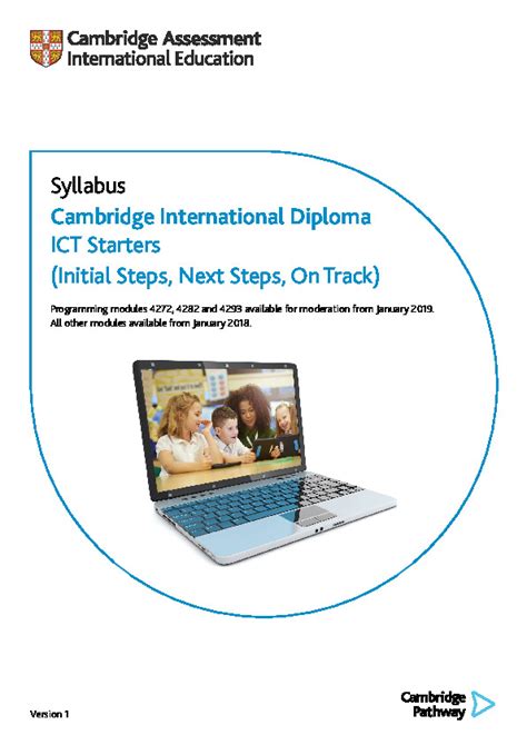 Cambridge Ict Starters Syllabus English - PDFCOFFEE.COM