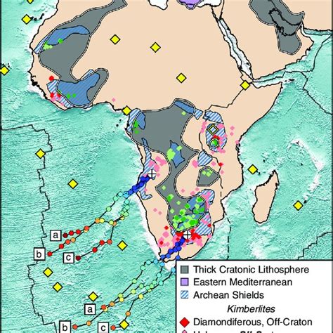 Pdf African Cratonic Lithosphere Carved By Mantle Plumes