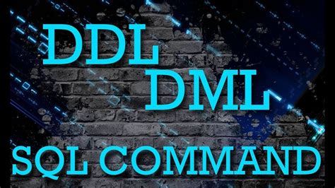 Ddl Dan Dml Sql Query Youtube